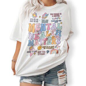 Mental Health Matters Shirt | Positive Awareness Graphic Tee